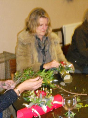 Christmas table decorations